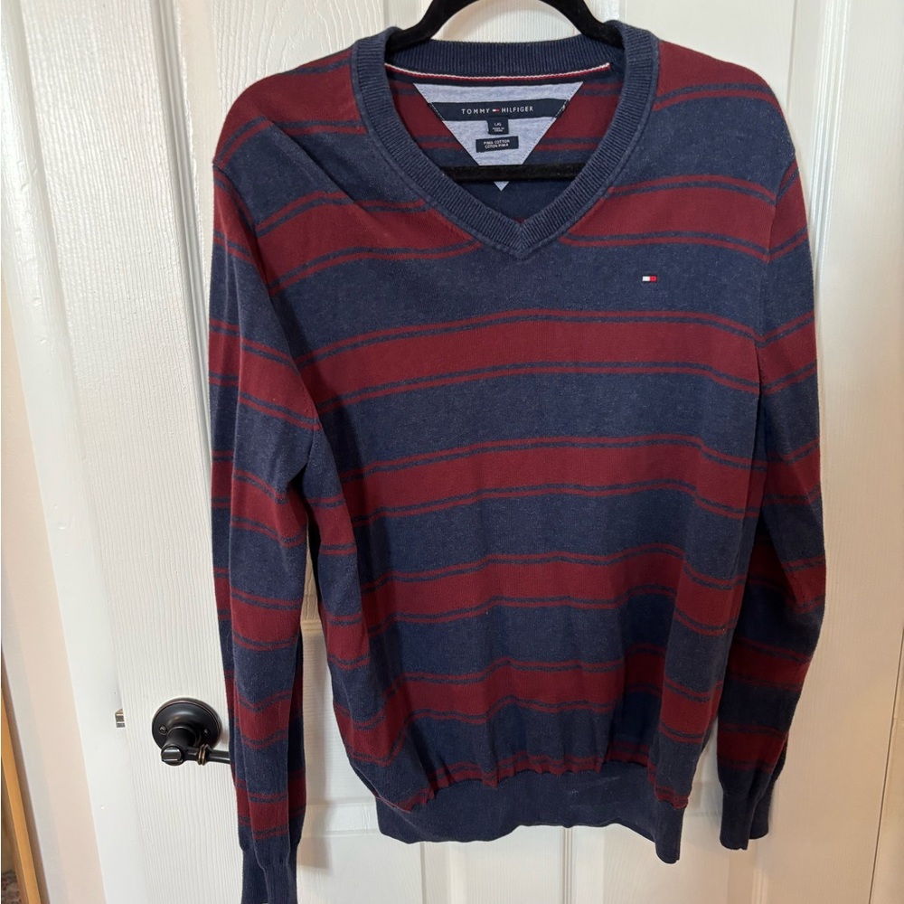 Tommy Hilfiger Men’s Striped Sweater